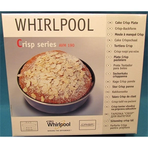 Crisp tál (mély) Whirlpool mikrohullámú sütő WPRO AVM190 /RENDELÉSRE