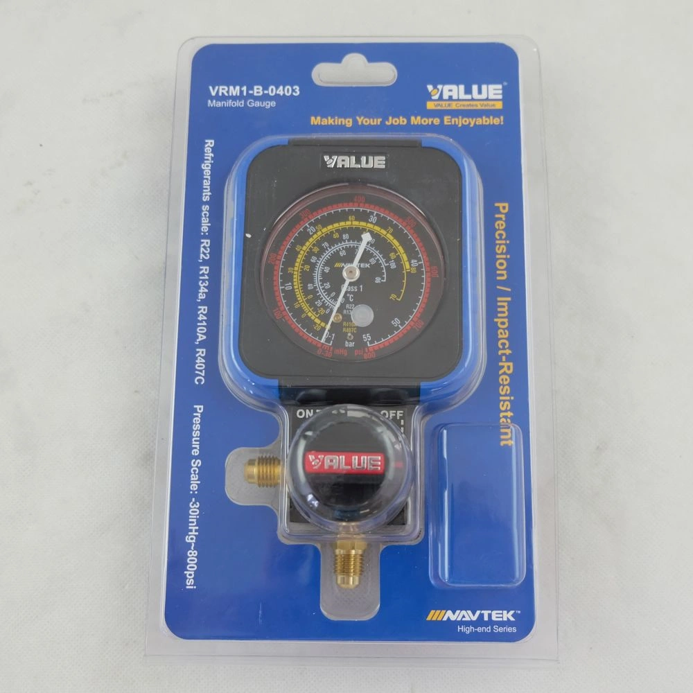 Csaptelep, analóg, egycsapos, HP (magas nyomás) VRM1-B0403 (R22, R134a, R407C, R410A hűtőközegekhez) VALUE / RENDELÉSRE