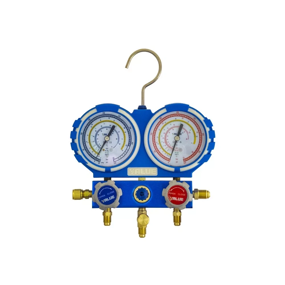Csaptelep dupla VMG-2-R410A-04 (R-134a, R-404A, R-407C, R-410A hűtőközegekhez) VALUE / RENDELÉSRE