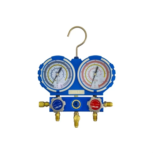 Csaptelep dupla VMG-2-R410A-04 (R-134a, R-404A, R-407C, R-410A hűtőközegekhez) VALUE / RENDELÉSRE