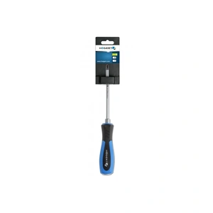 Csavarhúzó mágneses, csillag fejű, PH2 x 125 mm szár, üthető nyél, villáskulcsos rászorítás, HÖGERT HT1S068