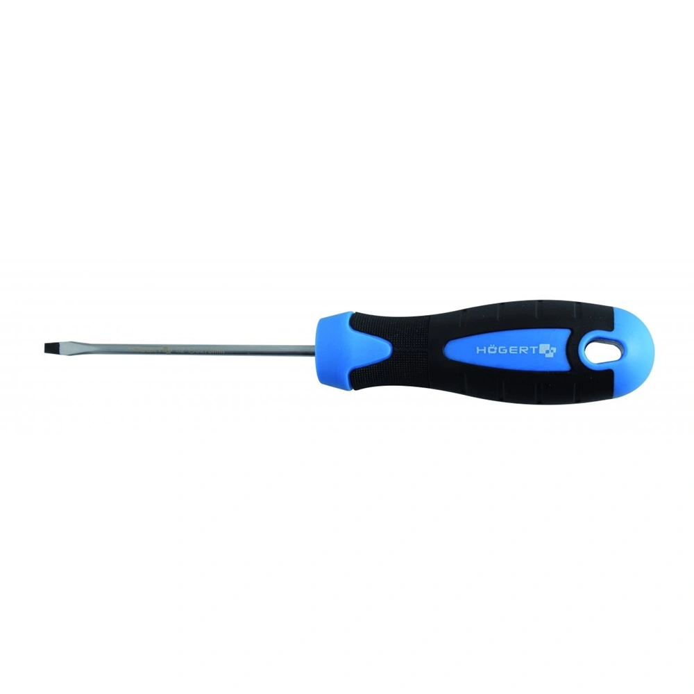 Csavarhúzó mágneses, lapos fejű fejű, SL3 x 75 mm szár, HÖGERT HT1S001
