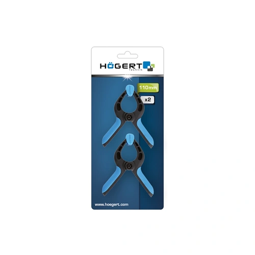 Csipesz, műanyag, 110 mm, 2db/csomag, HÖGERT HT3B944