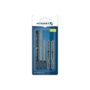 Dekopír fűrészlap, (fém, fa), 5 részes, T-szár, HÖGERT HT6D690