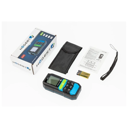 Digitális, lézeres távolságmérő, 60 m, HÖGERT HT4M323