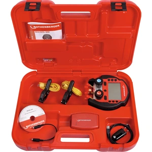 Digitális szervizcsaptelep, ROCOOL 600, 2 csipeszes hőmérséklet érzékelő, RED BOX, ROTHENBERGER 1000000572 / RENDELÉSRE