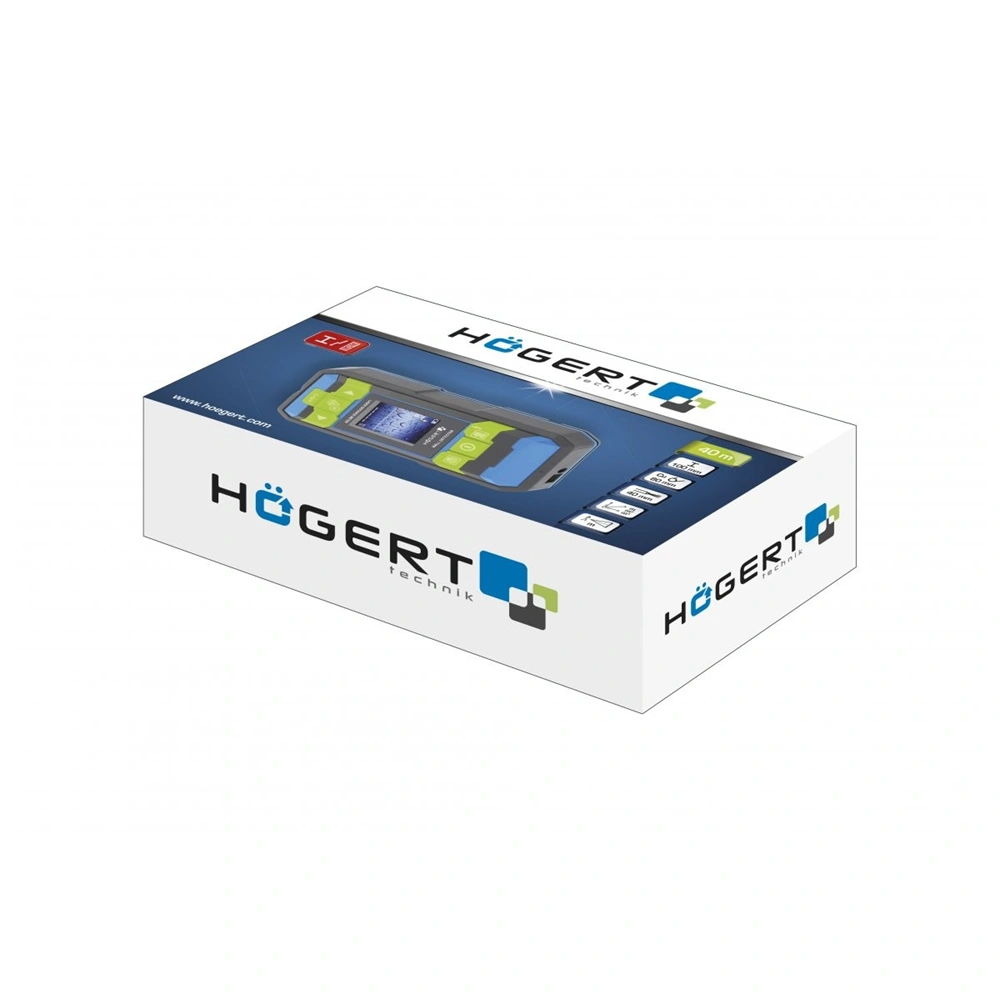 Digitális vezeték- és csőkereső detektor, 40m, távolságmérővel , HÖGERT HT4M342