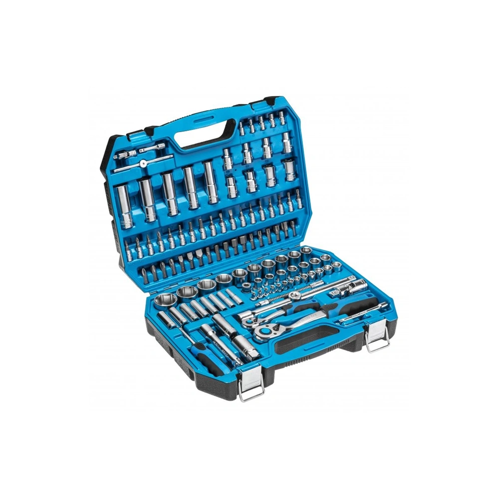Dugókulcs és bitkészlet 1/2", 1/4", 112 részes, 25 év garancia, HÖGERT HT1R432