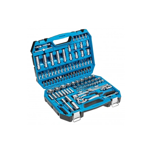 Dugókulcs és bitkészlet 1/2", 1/4", 112 részes, 25 év garancia, HÖGERT HT1R432