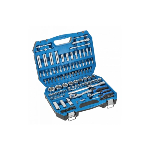 Dugókulcs és bitkészlet 1/2", 1/4", 144 részes, 25 év garancia, HÖGERT HT1R440