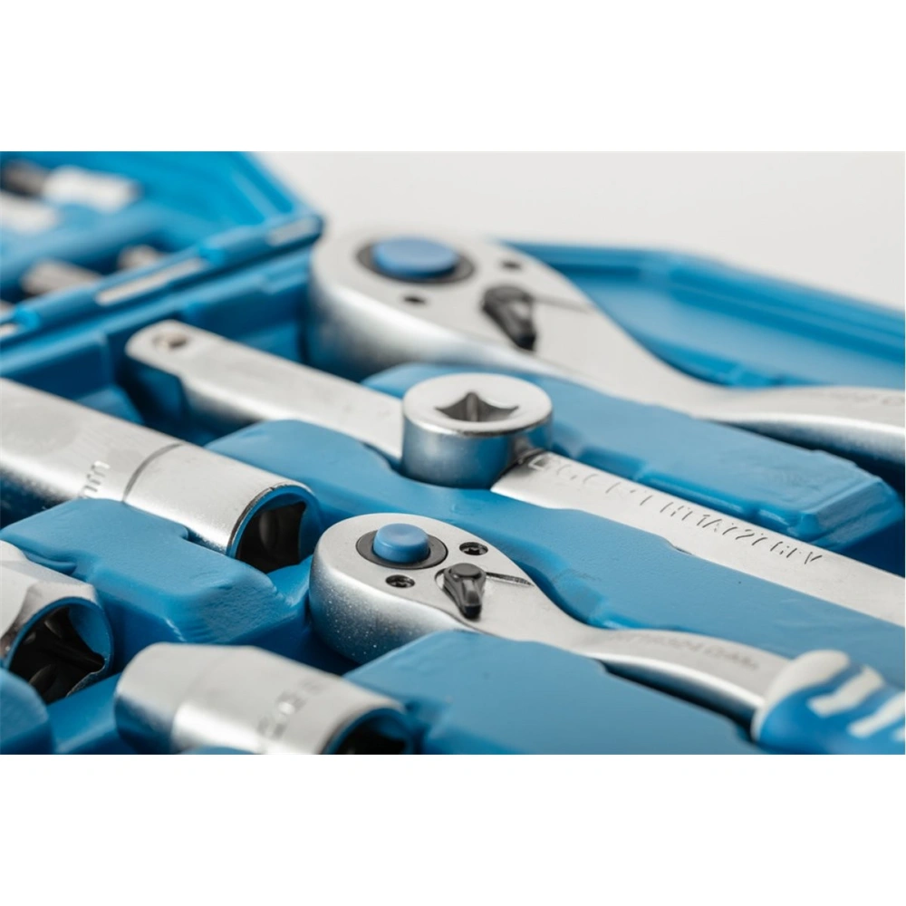Dugókulcs és bitkészlet 1/2", 1/4", 5/16" bitfejek, 95 részes, 25 év garancia, HÖGERT HT1R426