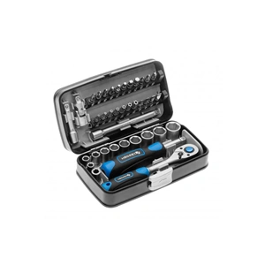 Dugókulcs és bitkészlet 1/4", 5,5-14 mm, 38 részes, Élettartam garancia, HÖGERT HT1R462