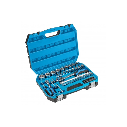 Dugókulcs készlet 1/2", 1/4", 89 részes, 25 év garancia, HÖGERT HT1R424