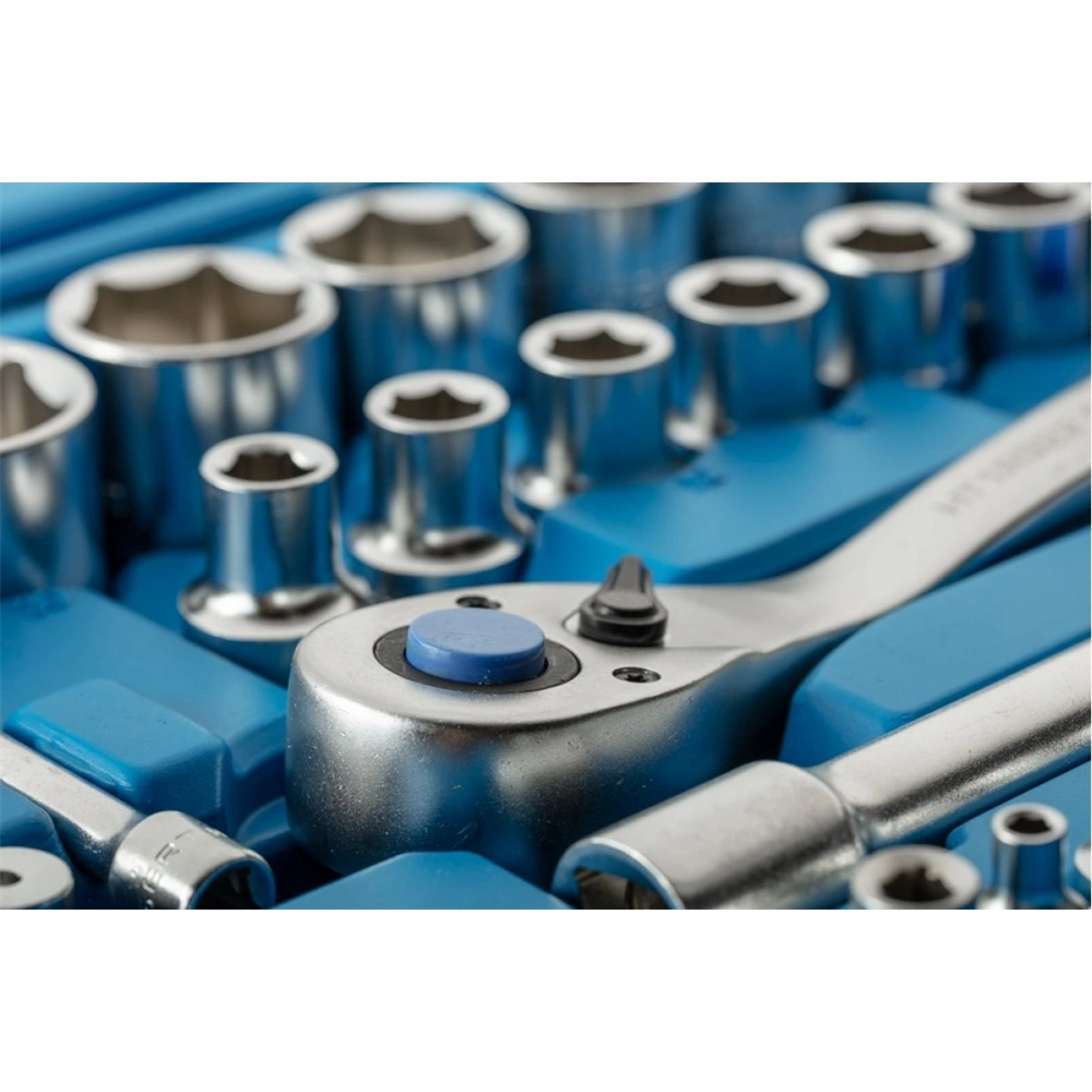 Dugókulcs készlet 1/2", 1/4", 89 részes, 25 év garancia, HÖGERT HT1R424