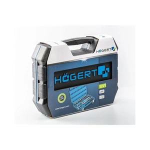 Dugókulcs készlet 1/2", 1/4", 89 részes, 25 év garancia, HÖGERT HT1R424