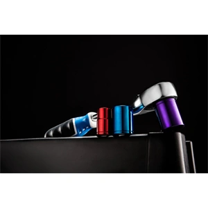 Dugókulcs készlet racsnis 1/2", 10-24 mm 11 részes, színkódolásos fejekkel, 25 év garancia, HÖGERT HT1R382