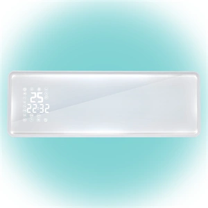 Elektromos fűtőtest, 2000W, fali, WIFI, ventilátoros, 2 fokozatú, üveg előlap, távirányító, IP20, HOME FKF 54203 / REN