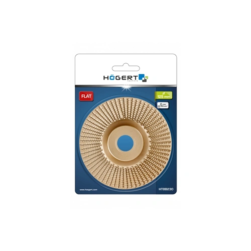 Faforgácsoló tárcsa 125mm, sarokcsiszolóba, HÖGERT HT8B230