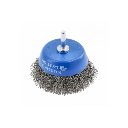 Fazékkefe csapos 75 mm, rozsdamentes, 0.3 mm, HÖGERT HT7D704