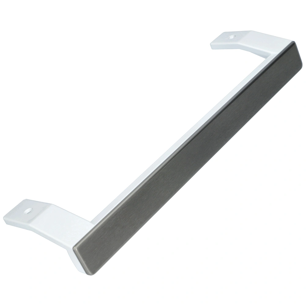 Fogantyú, normáltér, ívelt, fehér, műanyag (eredeti) BEKO hűtőgép