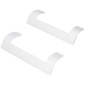 Fogantyú pár, ívelt, fehér, műanyag (eredeti) BEKO hűtőgép