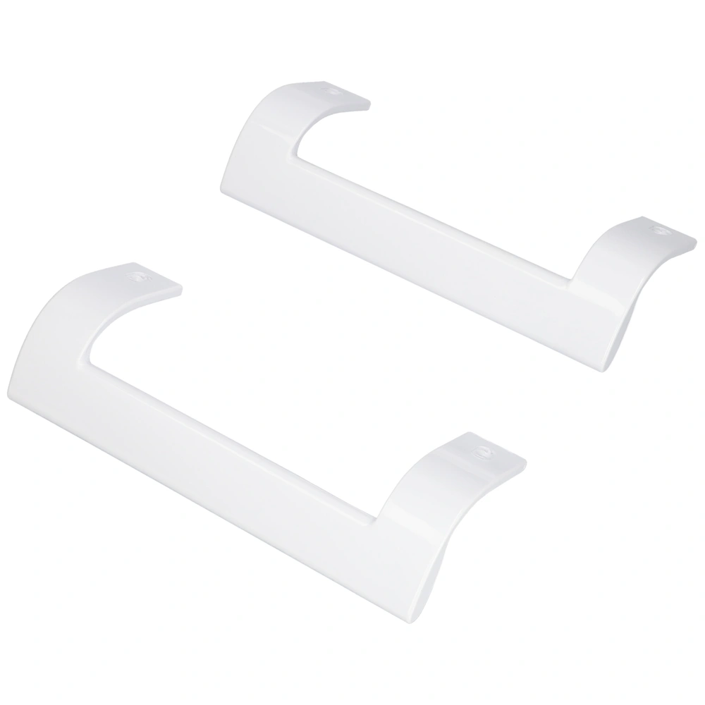 Fogantyú pár, ívelt, fehér, műanyag (eredeti) BEKO hűtőgép