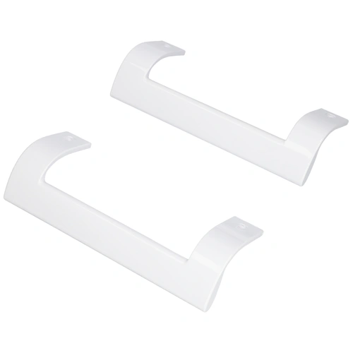 Fogantyú pár, ívelt, fehér, műanyag (eredeti) BEKO hűtőgép