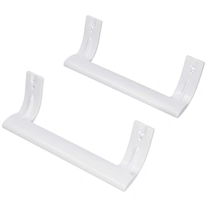 Fogantyú pár, ívelt, fehér, műanyag (eredeti) BEKO hűtőgép