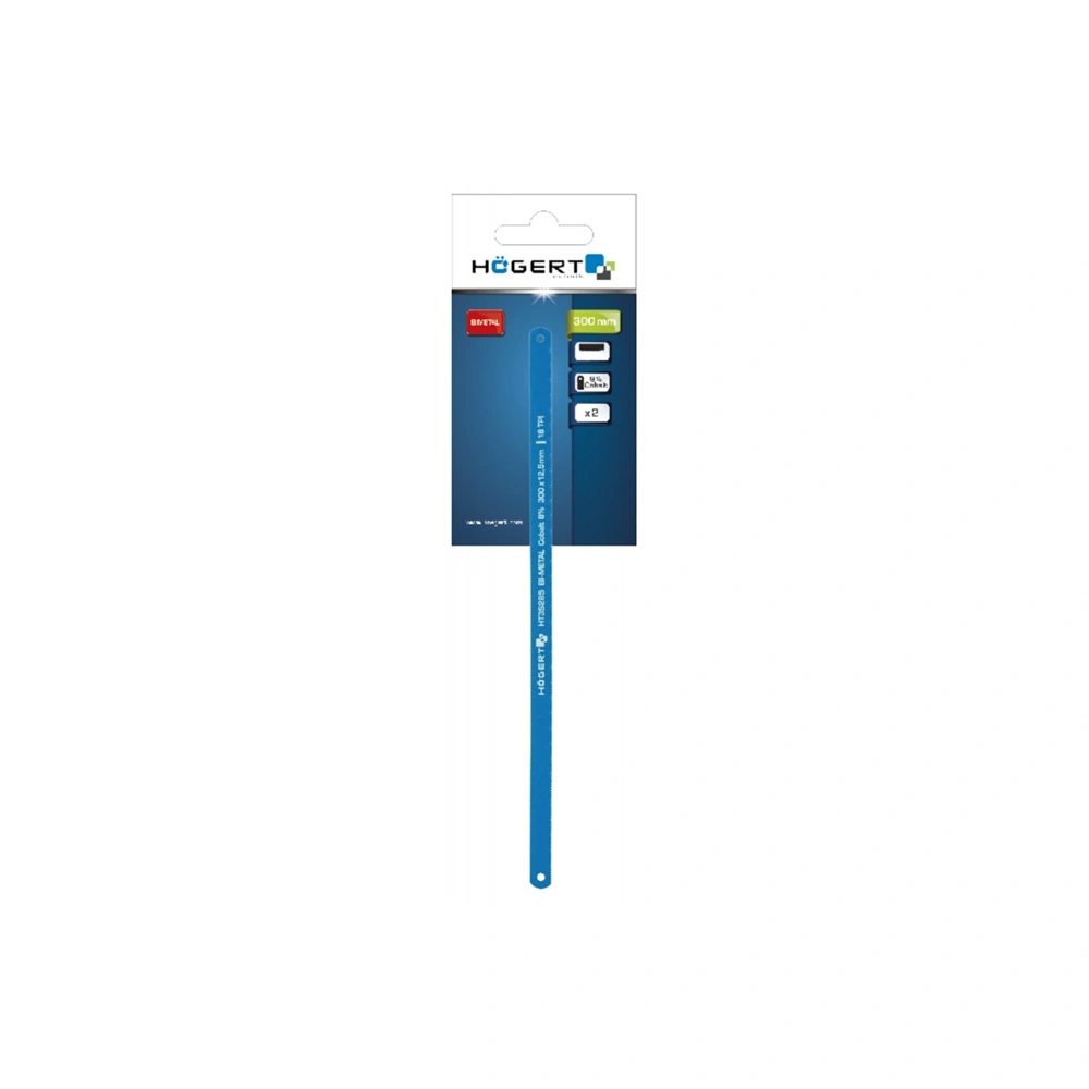 Fűrészlap fémfűrészhez 2db/csomag, 300x12,7  mm, 18 TPI , HÖGERT HT3S285