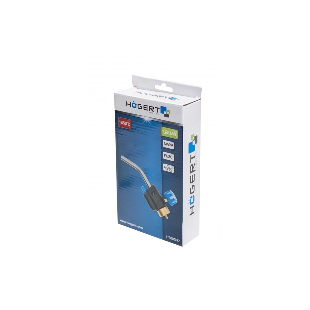 Gázégő fej, piezo, 1,25 kW, HÖGERT HT2C507 / RENDELÉSRE