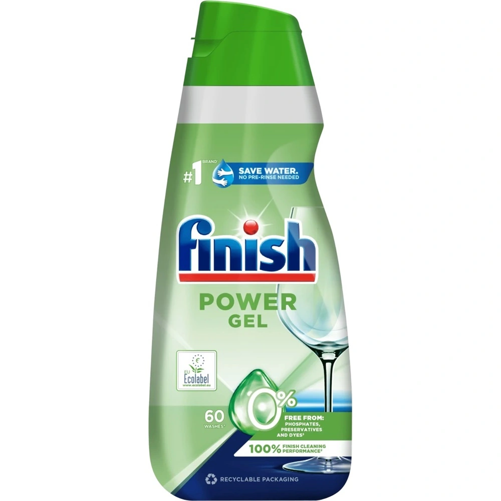 Gépi folyékony mosogatószer koncentrátum (60 mosás) 900 ml Finish ECO