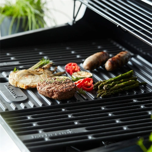Grill lap, kétoldalas öntöttvas, Brahma, 24x42cm, BARBECOOK BC-ACC-7088