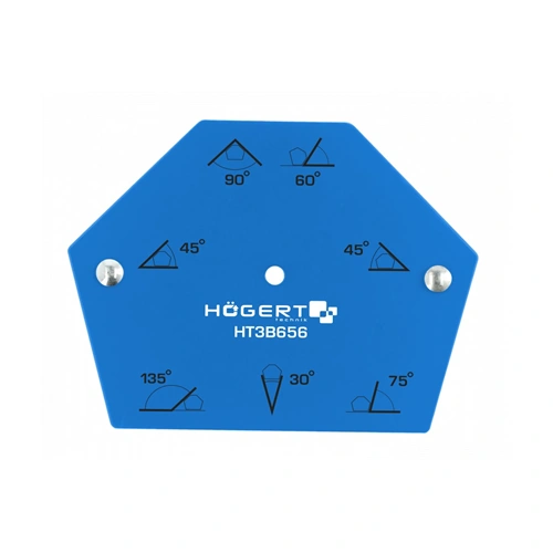 Hegesztő szögmérő mágneses, 120 mm, HÖGERT HT3B656  / RENDELÉSRE