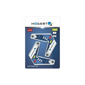 Hegesztőmágnes L -alakú, terhel: 9kg,  2 db/csomag , HÖGERT HT3B665  / RENDELÉSRE