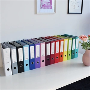 Iratrendező A4, 7,5cm,lapraszerelt, Bluering® Smart sárga
