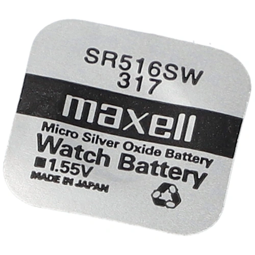 KIFUTÓ Gombelem ezüstoxid MAXELL SR516SW (317) 1 db-os bliszterben