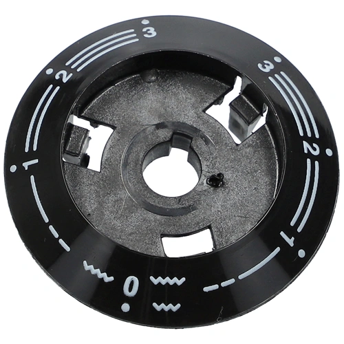 KIFUTÓ Gombgyűrű (fokozatkapcsoló) (fekete) FAGOR főzőlap / RENDELÉSRE