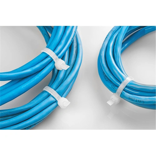 Kábelkötegelő 3,6 x 200mm, fehér, 100db/csomag HÖGERT HT2C723