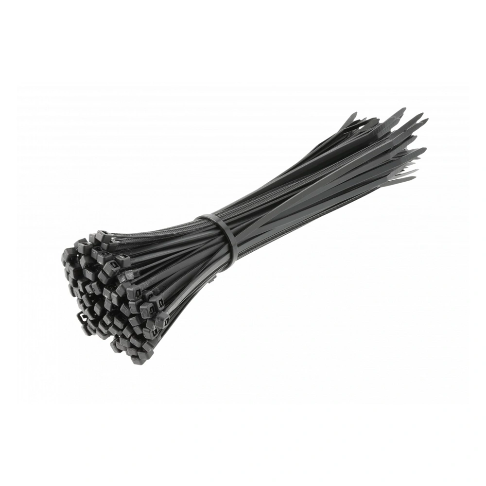 Kábelkötegelő 3,6 x 200mm, fekete, 100db/csomag HÖGERT HT2C706