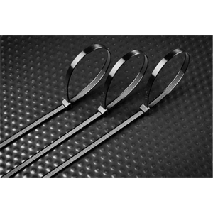 Kábelkötegelő 3,6 x 300mm, fekete, 100db/csomag HÖGERT HT2C708