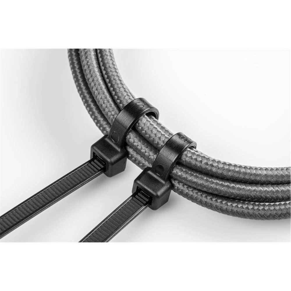 Kábelkötegelő 4,8 x 200mm, fekete, 100db/csomag HÖGERT HT2C710