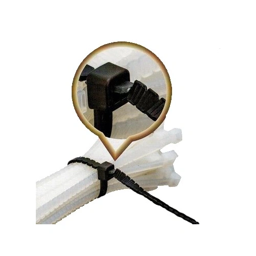 Kábelkötegelő tördelhető 102 x 2,8 mm, fehér, UV álló, 100db/cs, Meller