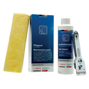Karbantartó csomag (eredeti) BOSCH tűzhely, indukciós főzőlap tisztító