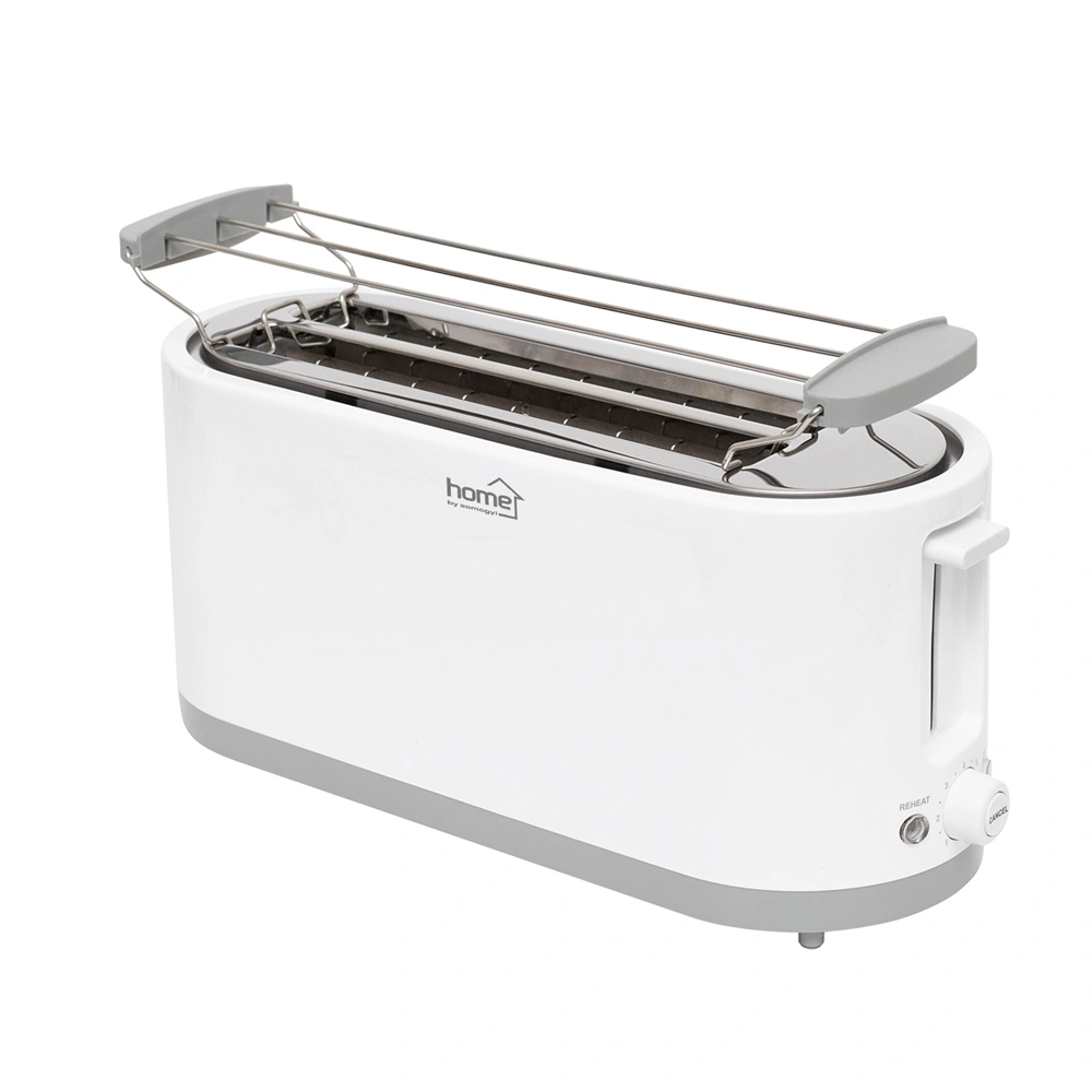 Kenyérpirító 4 szeletes, 1400 W, cooltouch, 7 fokozat, zsemlemelegítő, Home HG KP 42 /RENDELÉSRE