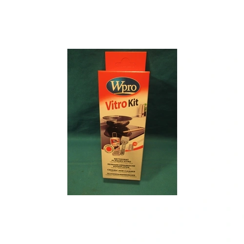Kerámialap tisztító szett (Activ Vitro + kaparó + 10db penge) WPRO KVC004 / RENDELÉSRE