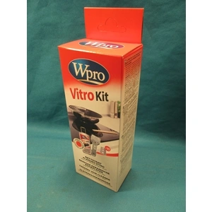 Kerámialap tisztító szett (Activ Vitro + kaparó + 10db penge) WPRO KVC004 / RENDELÉSRE