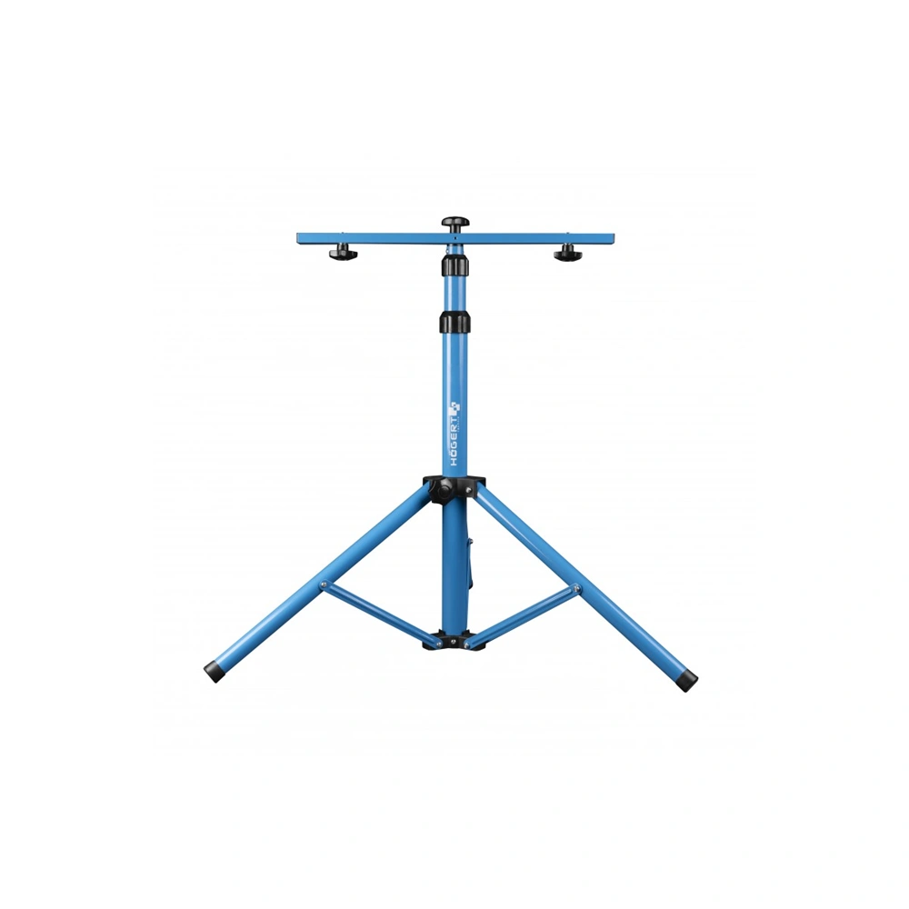 Kétkarú állvány munkalámpához, állítható magasság: 59-137 cm, HÖGERT HT1E457 / RENDELÉSRE