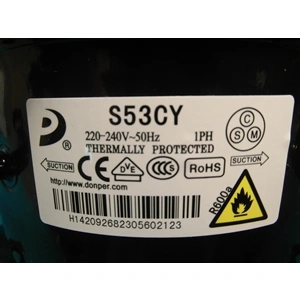 Kompresszor S53CY, R600A 220-240V/50HZ / RENDELÉSRE
