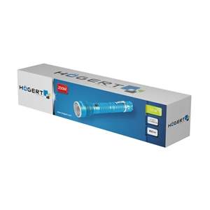 LED zseblámpa, (elemlámpa) akkumulátoros, LED 10W, IP54,  800 lm, zoom , HÖGERT HT1E425