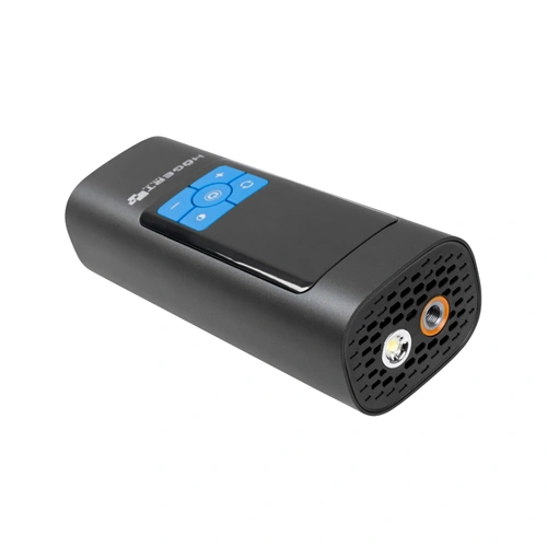 Mini kompresszor, Power bank és LED fény funckióval. 10 bar, 80w, 6000mAh, HT8G626